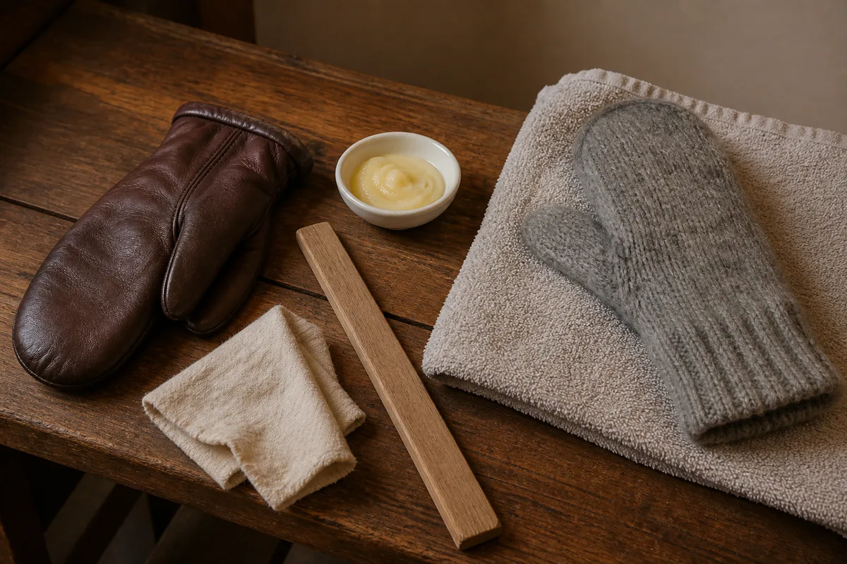 Taille et entretien des gants